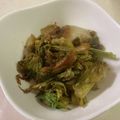 papikun's cooksnap of when they made 白菜の生姜醤油炒め.