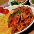 とろろ☆'s cooksnap of when they made 簡単オムライス☆きのこソース.