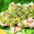 under_sun's cooksnap of when they made チキンソテーのキウイソースがけ.