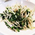 クックE662AA☆'s cooksnap of when they made ニラともやしのニンニク炒め.