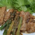 club115's cooksnap of when they made 漬けない！味噌で厚切り豚ロースとアスパラ.