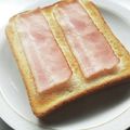 めみたん☆'s cooksnap of when they made ✿ベーコンのせただけトースト✿.