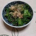 nyangomama's cooksnap of when they made わさび菜のお浸し.