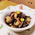 pafepapa's cooksnap of when they made ひじきと大豆と人参と油揚げ煮.