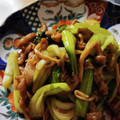 kazunaring's cooksnap of when they made 簡単♬豚こまと青梗菜のオイスター炒め.
