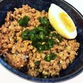 みなとのまんま's cooksnap of when they made ごま油香る鶏ミンチと卵の混ぜご飯.