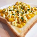 ありみりん♡'s cooksnap of when they made ★醤油コーンのマヨトースト★.