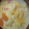 あゆたっくん's cooksnap of when they made あま～い？？白菜とかぼちゃのミルクスープ.
