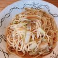 いいお天気♬'s cooksnap of when they made ツナと白菜の＊スープパスタ.