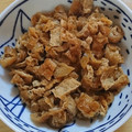 riku1101's cooksnap of when they made 油揚げのそぼろ.