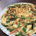 ニコ吉's cooksnap of when they made タレがおいしい☆大根とニラのチヂミ.