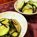 ダッフィーニーうに's cooksnap of when they made 簡単！大量消費に！きゅうりのわさび漬け.