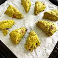 ★みーちゃんママ★'s cooksnap of when they made サクサク チョコチップ 抹茶 スコーン.