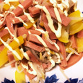 みりん調味料's cooksnap of when they made ピーマンともやしとハムのマヨ炒め.