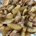 なつっこりー's cooksnap of when they made 豚バラ肉ときのこの柚子こしょうポン酢炒め.