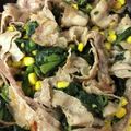 さゅりん623's cooksnap of when they made 豚肉とほうれん草とコーンのバター炒め.