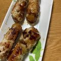 kinkinsan's cooksnap of when they made みたらし団子の豚バラ巻き.