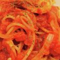 PLU☆'s cooksnap of when they made 有頭海老の旨味丸ごと☆トマトソースパスタ.