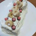 kananamama's cooksnap of when they made HM＆フライパンしっとりブッシュドノエル.
