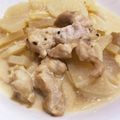 ピング〜's cooksnap of when they made 鶏肉と大根で☆ヘルシー豆乳クリーム煮.