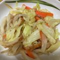 ☆1026りぃ☆'s cooksnap of when they made 節約副菜ちくわともやしのあっさり炒め.