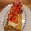 むーみっと's cooksnap of when they made ふわふわロールケーキ☆いちごブルーベリー.