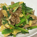 yummy?'s cooksnap of when they made 簡単10分！小松菜と舞茸の中華風卵炒め.