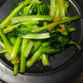 らんまらんま's cooksnap of when they made ターサイと干しえびのうま塩炒め.