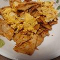 くまわかば's cooksnap of when they made 生姜焼き用豚肉de豚キムチステーキ.