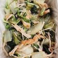 クックOWPJU3☆'s cooksnap of when they made チンゲンサイと油揚げの煮浸し.