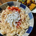 ☆さぶ☆☆'s cooksnap of when they made 丸ごとトマトとしらすの和風炊き込みご飯.