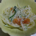 まゆみきママ's cooksnap of when they made □■秋の味覚　柿と大根のサラダ■□.