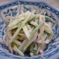 tenco1220's cooksnap of when they made 胡瓜のわさびマヨネーズ和え.
