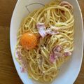 クックJ23MKK☆'s cooksnap of when they made スライスチーズで簡単カルボナーラ.