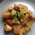TYSK's cooksnap of when they made 鶏むね肉と大根の炒め煮.