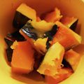 まーさんれなさん's cooksnap of when they made レンジで簡単　かぼちゃの煮物.