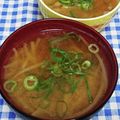ととろ＆めい's cooksnap of when they made ツナ缶ともやし玉葱のお手軽味噌汁.