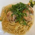 sumielatte's cooksnap of when they made 簡単☆お手軽ガリバタチキンパスタ♩.