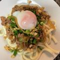 クック3UQU4Q☆'s cooksnap of when they made 豚肉と玉ねぎの甘辛冷やしぶっかけうどん.