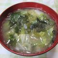 papepo☆'s cooksnap of when they made すりごま入り味噌汁.