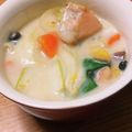 みかりんさん。's cooksnap of when they made 秋鮭ときのこのクリームシチュー.