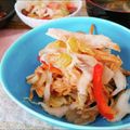 今日の勝家御膳's cooksnap of when they made チャイニーズチキンサラダ.