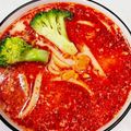 なーなちゃん's cooksnap of when they made 超速！休日お昼もこわくない！！豆乳担々麺.