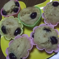 ゆーあちん's cooksnap of when they made 簡単♪黒糖蒸しパン（黒豆煮のせ）.