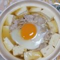 くネコまろす's cooksnap of when they made 豚バラの月見すき鍋.