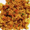 Ｕ子310's cooksnap of when they made フライパンで！大豆のお肉でカレーピラフ.