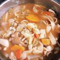 みちばたの花's cooksnap of when they made ハロウィンにも♡具だくさんほうとう鍋.