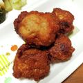 泉水・真希's cooksnap of when they made カリふわ♡レンコン団子.