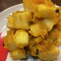 レインボーライス's cooksnap of when they made かぼちゃ煮物リメイク！りんごサラダ♪.