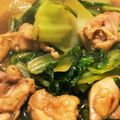 菜つ実☆ミ's cooksnap of when they made 生の高菜と鶏肉の炒め煮.